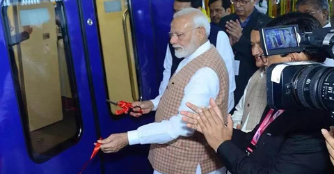 華啟智能神奇助力“印度制造”，孟買地鐵2&7號線模型車落成揭幕