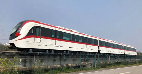 裝配有華啟PIS的首列新一代中低速磁浮車整裝待發