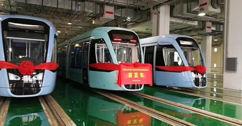 【現場直擊】成都有軌電車蓉2號線首開段空載試運行