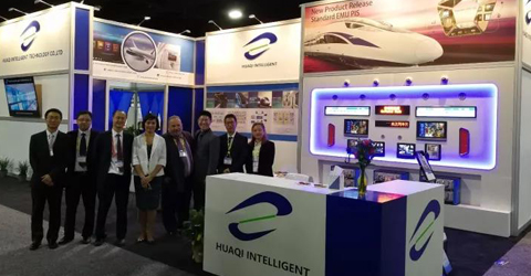 中國華啟智能華麗亮相美國公共交通行業協會展